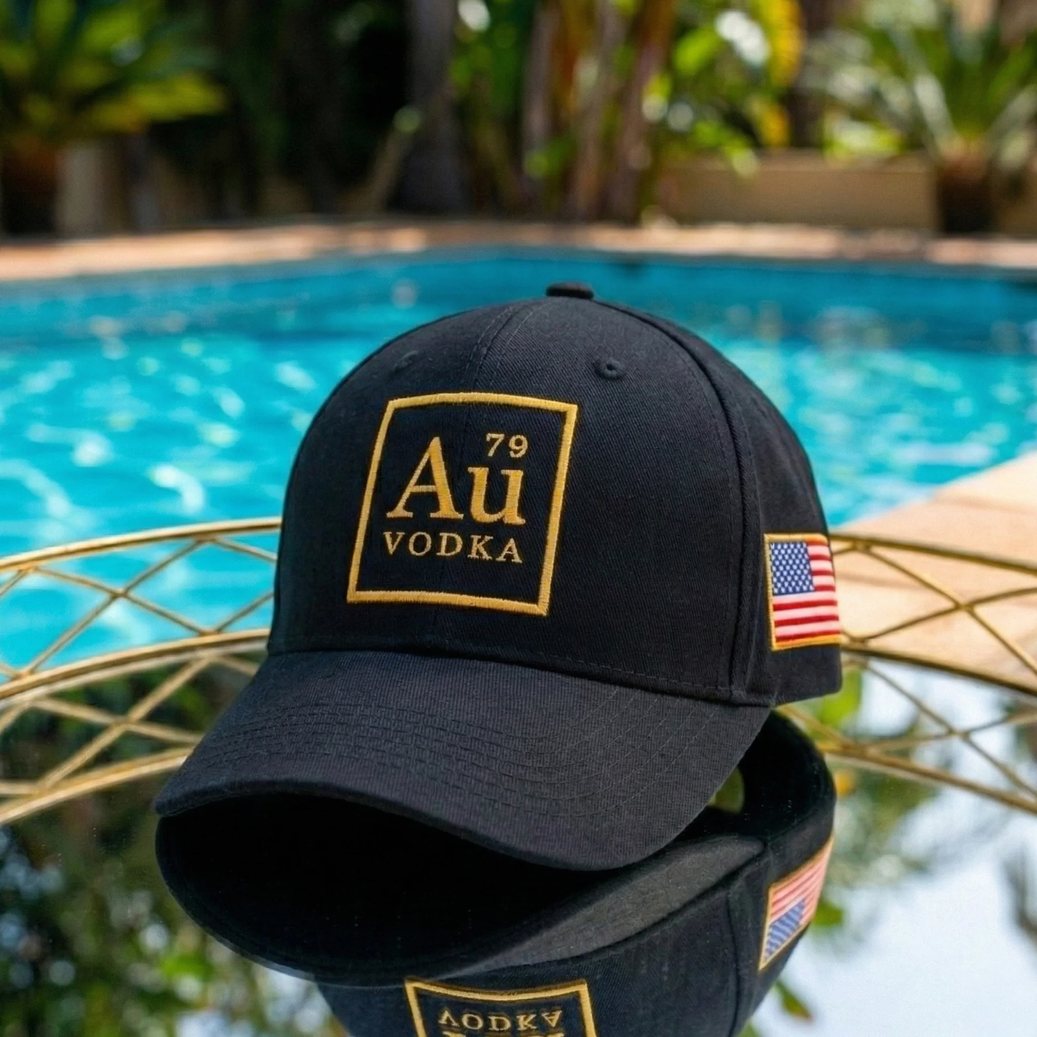 Au Flag Cap