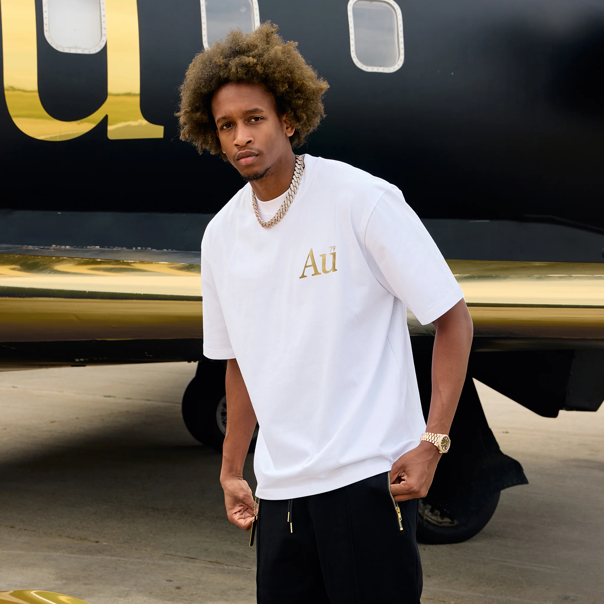 Au Signature T-Shirt - White - Image 3