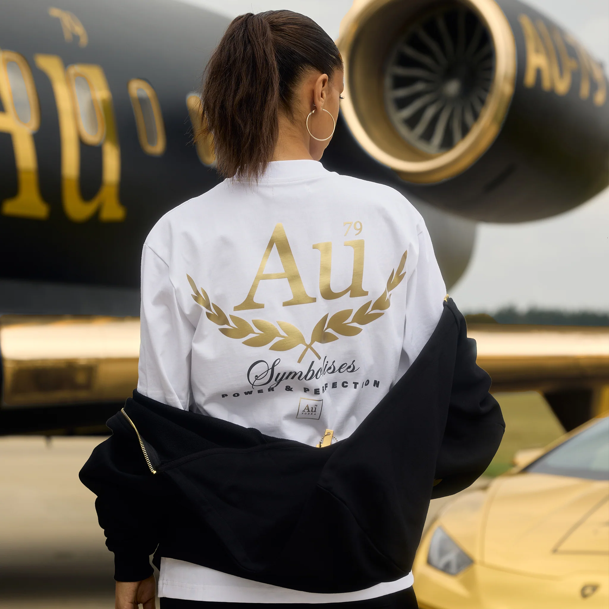 Au Signature T-Shirt - White - Image 4