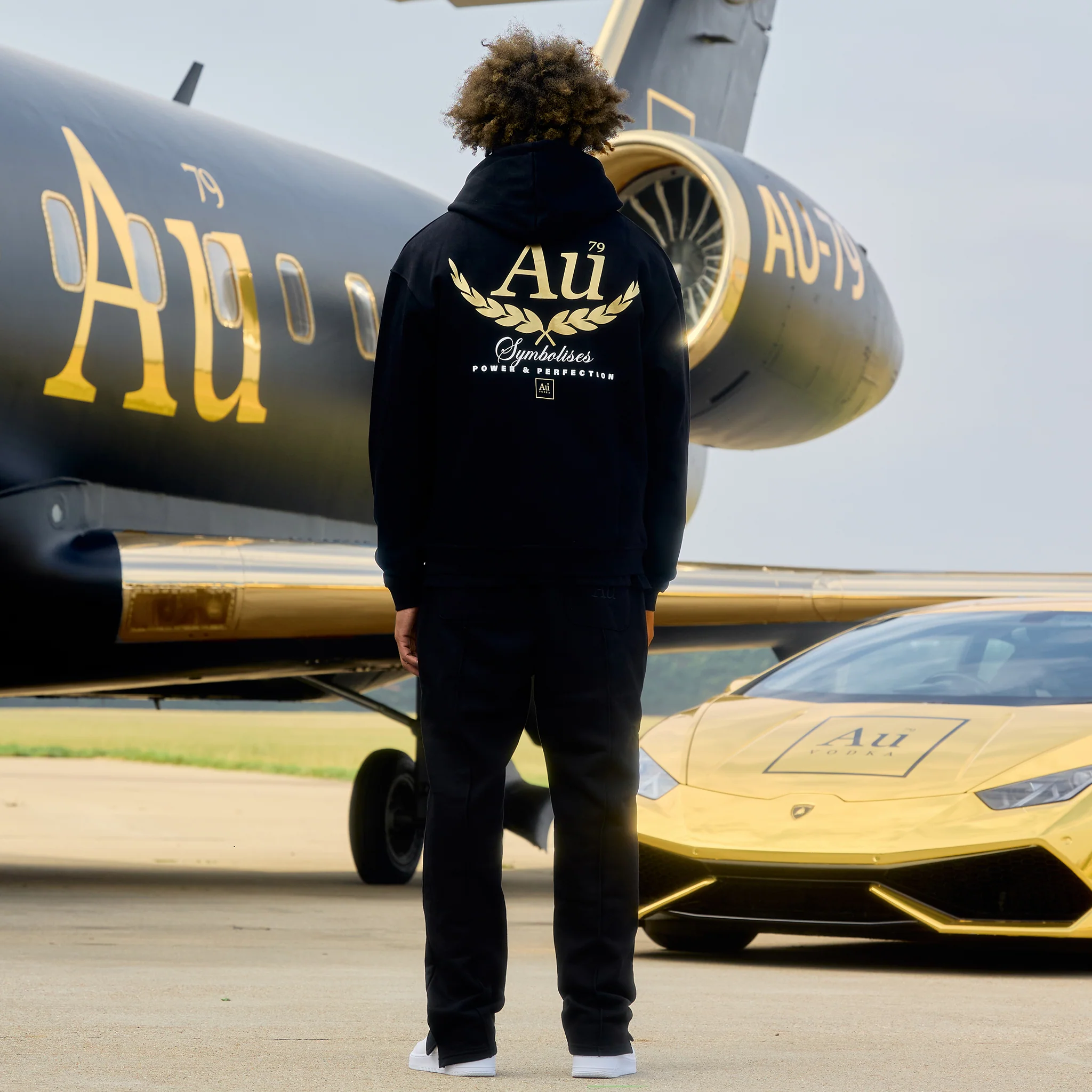 Au Signature Zip Hoodie - Black - Image 10