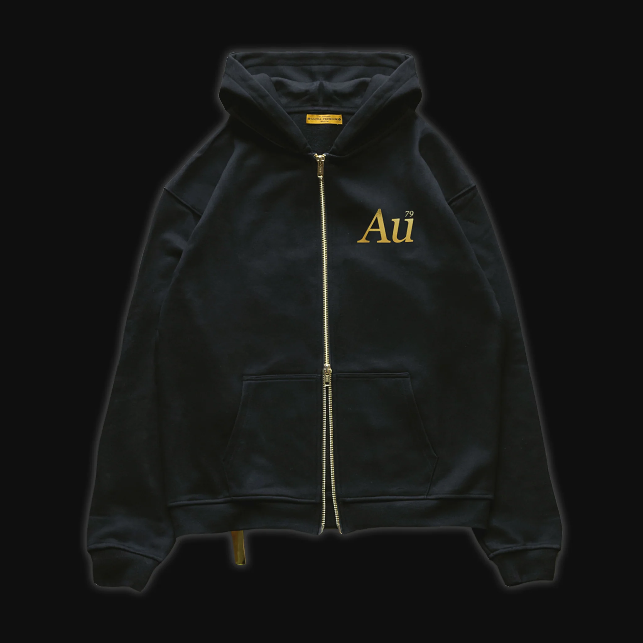 Au Signature Zip Hoodie - Black - Image 3