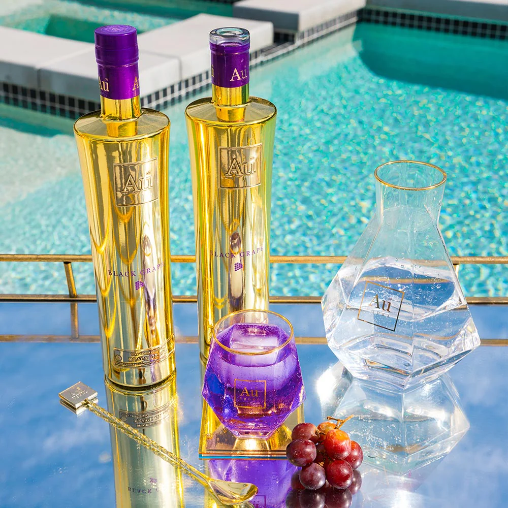 Au Vodka Black Grape 750ml - Image 3