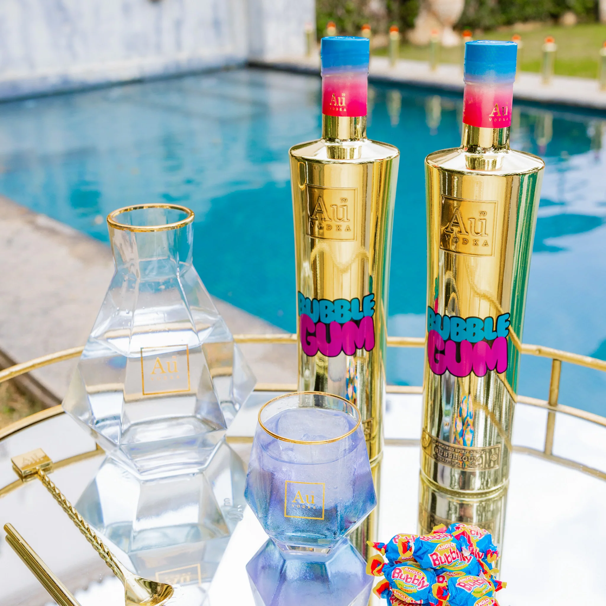 Au Vodka 750ml & FREE Diamond Cut Glass - Image 8