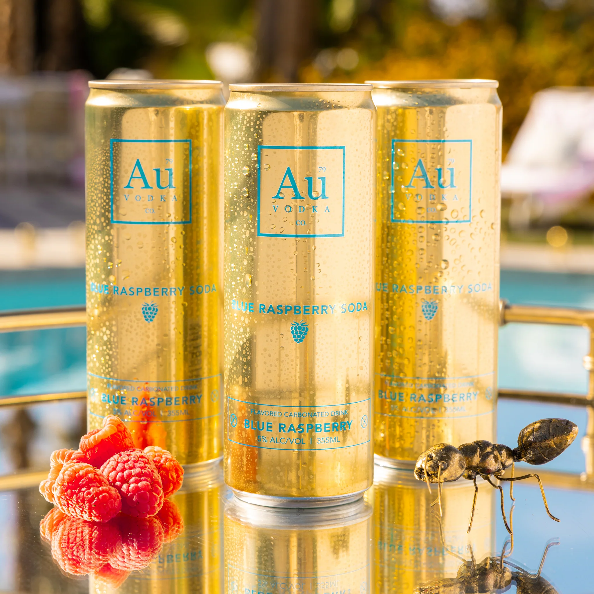 Au Vodka Blue Raspberry Cocktail Cans - 24 Pack - Image 10