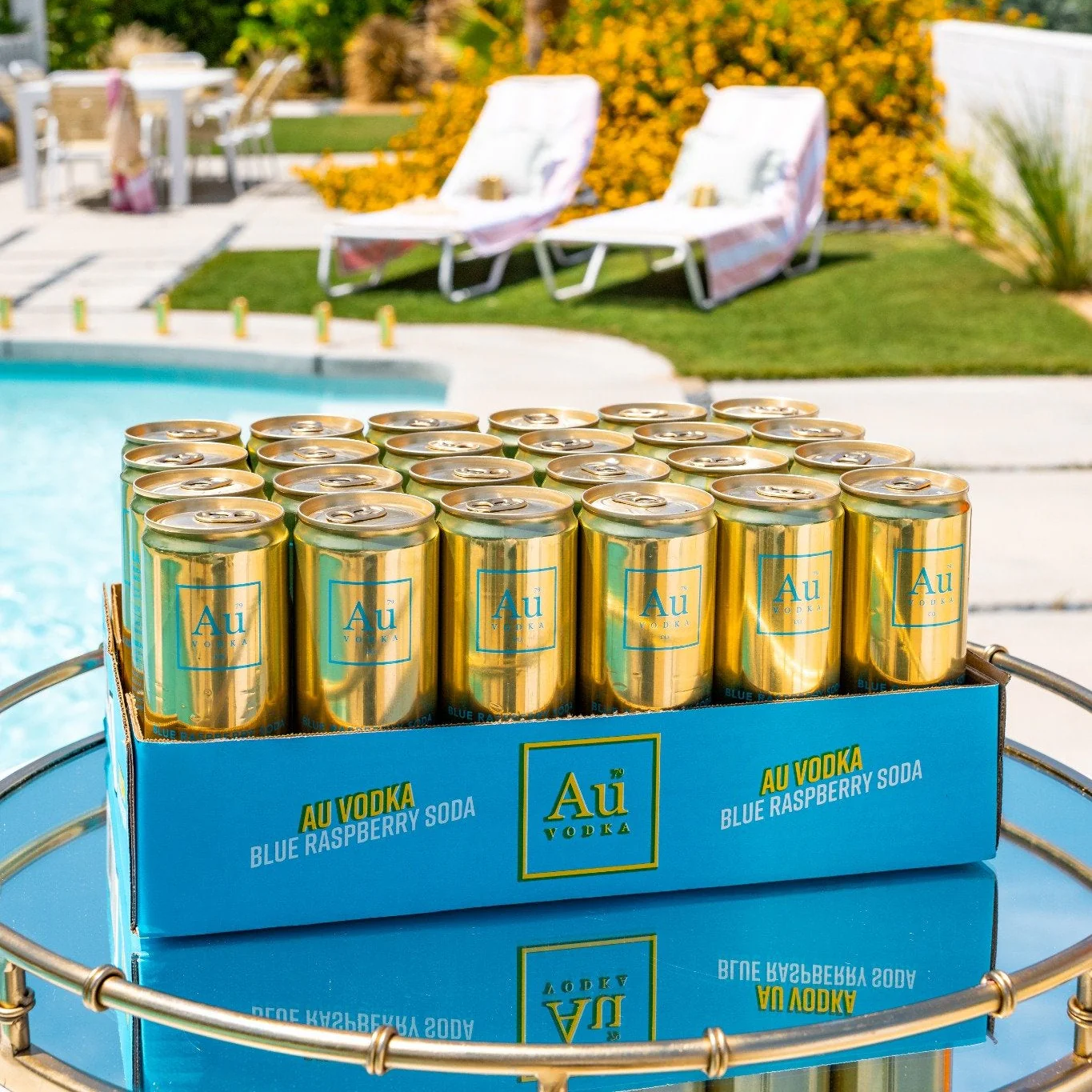 Au Vodka Blue Raspberry Cocktail Cans - 24 Pack - Image 6