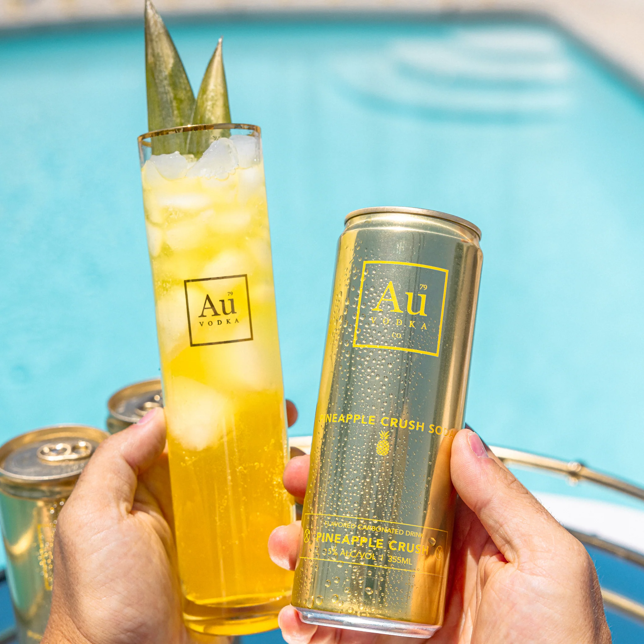 Au Vodka Pineapple Crush Cocktail Cans - 24 Pack - Image 11