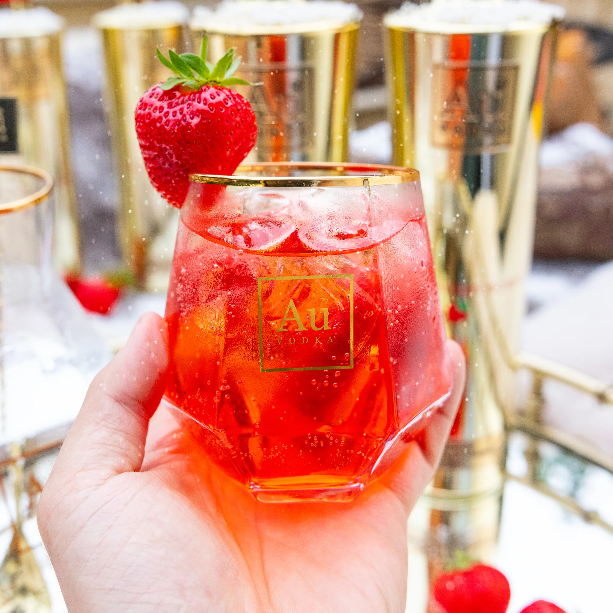 Au Vodka Strawberry Burst 750ml - Image 4